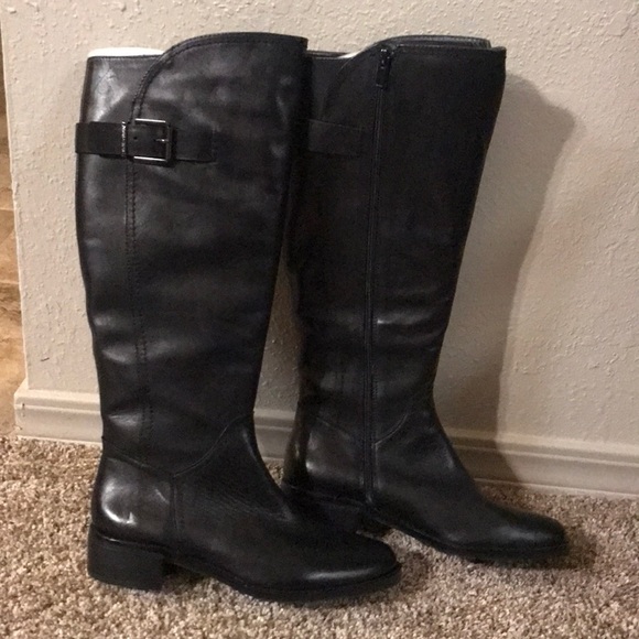 New Arturo Chiang tall black boot 8.5 - Picture 1 of 6